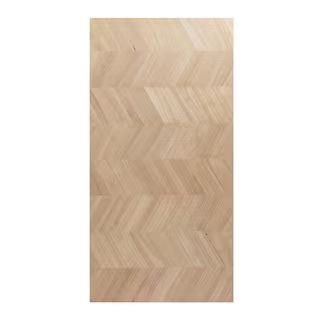 HARDWOOD REFLECTIONS Unfinished Hevea Chevron 8 ft. L x 25 in. D x 1.5 in. T Butcher Block Counte... | The Home Depot