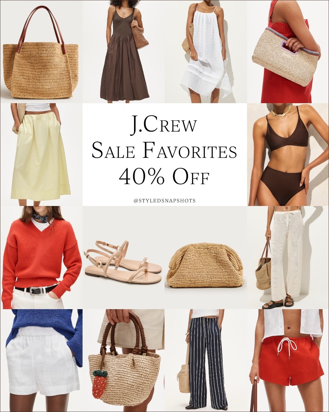 40% off Jcrew! Rounded up a few favorites

#LTKSaleAlert