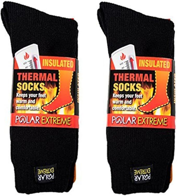 Polar Extreme Men's Thermal Sock Pack of 2 | Amazon (US)