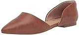 Amazon Essentials Women's D'Orsay Flat Ballet, Tan, 5.5 | Amazon (US)