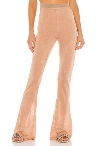 L*SPACE Glisten Pants in Champagne from Revolve.com | Revolve Clothing (Global)