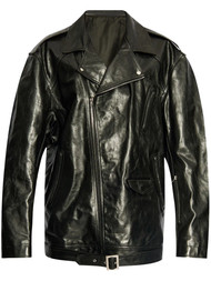 elongated biker jacket