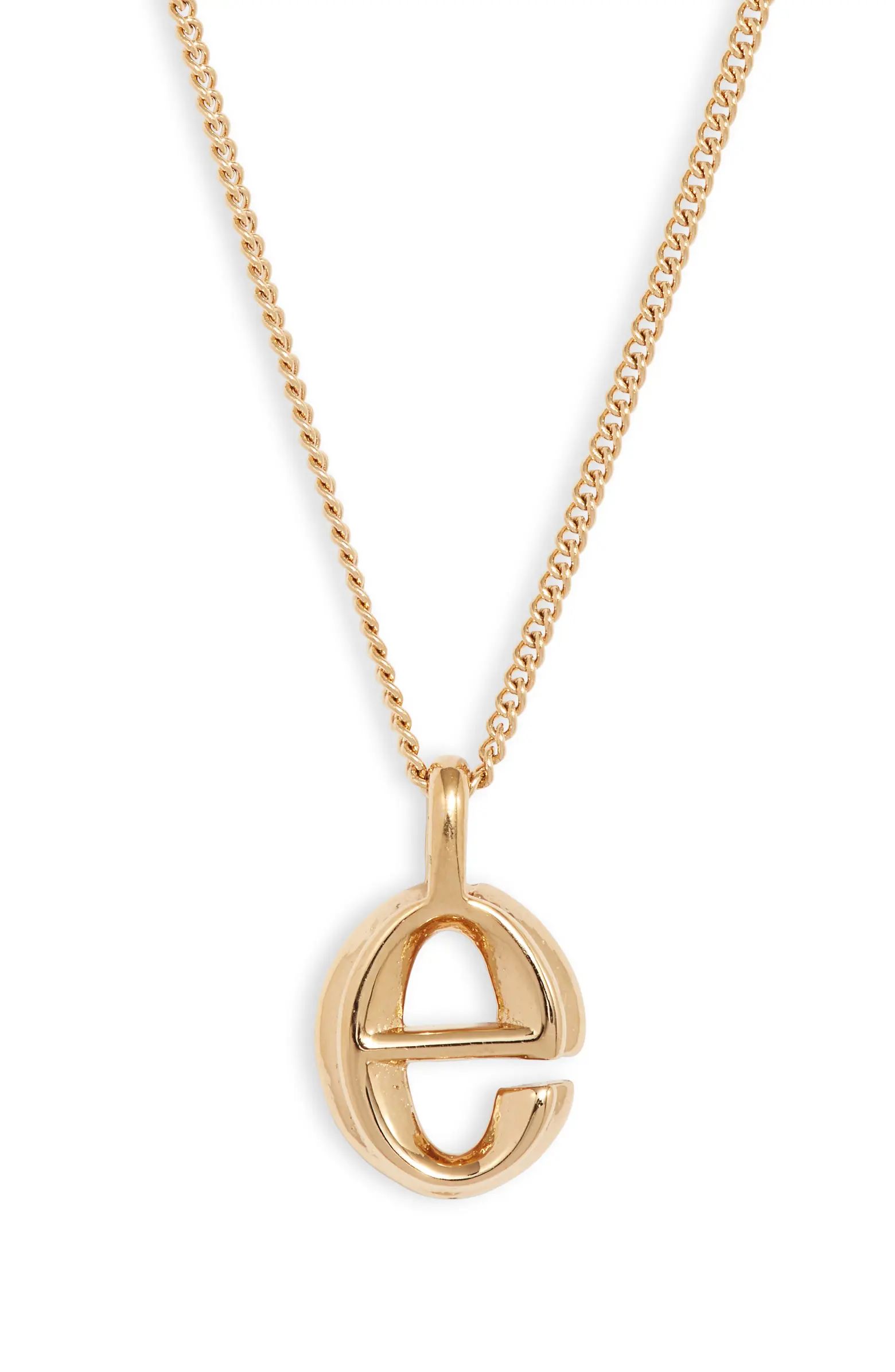 Customized Monogram Pendant Necklace | Nordstrom