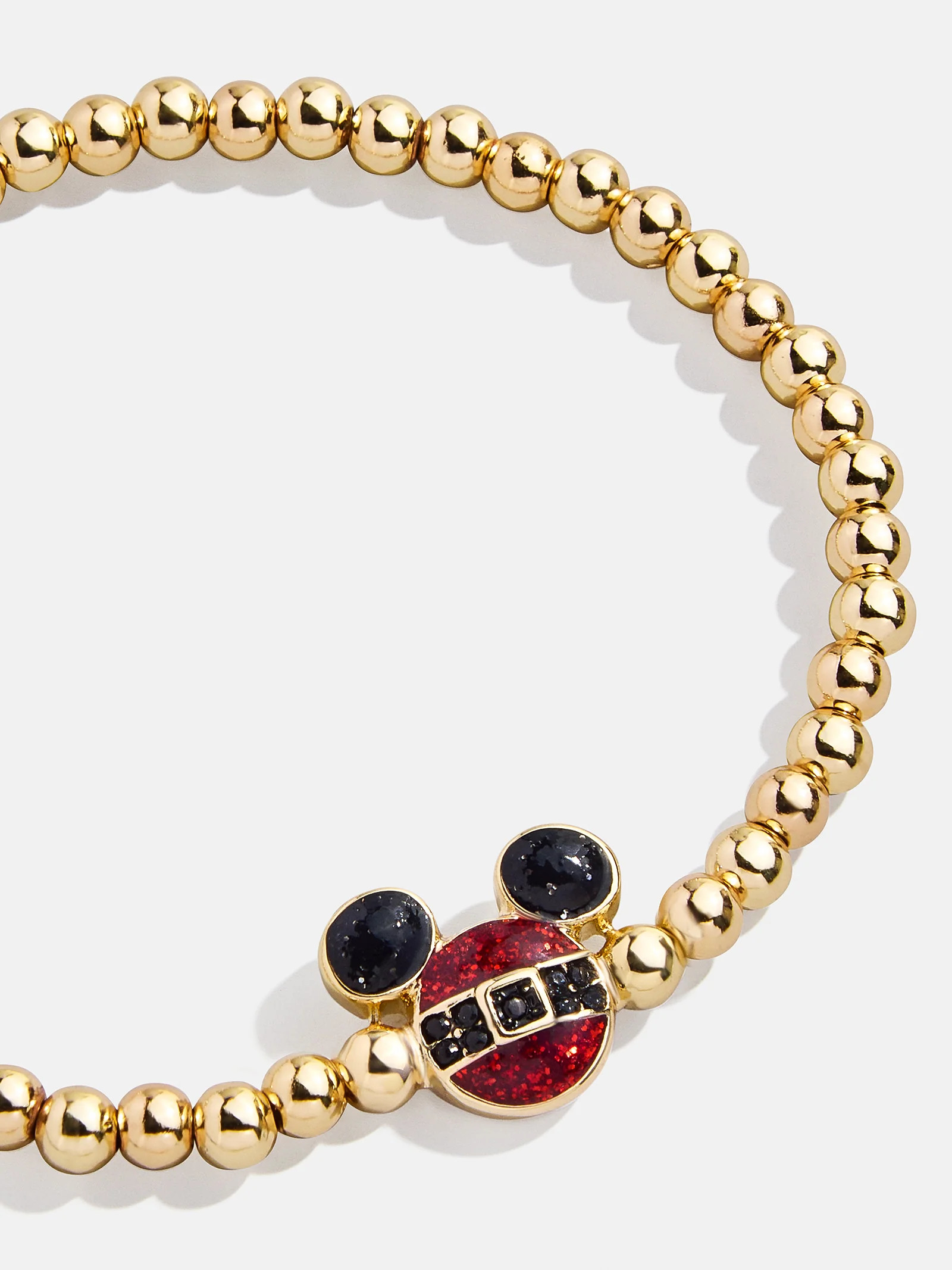 Disney Mickey Mouse Christmas Santa Belt Pisa Bracelet - Mickey Mouse Santa Belt | BaubleBar