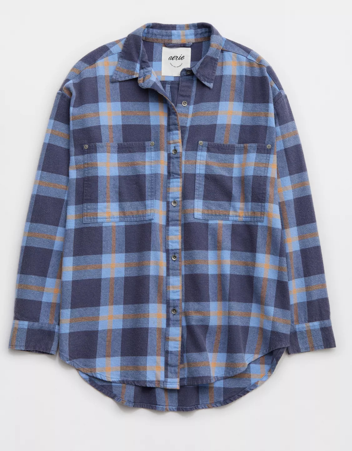 Aerie Anytime Fave Flannel Shirt | American Eagle Outfitters (US & CA)