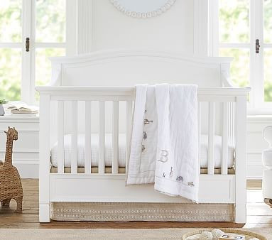 Larkin Camelback 4-in-1 Convertible Crib | Pottery Barn Kids