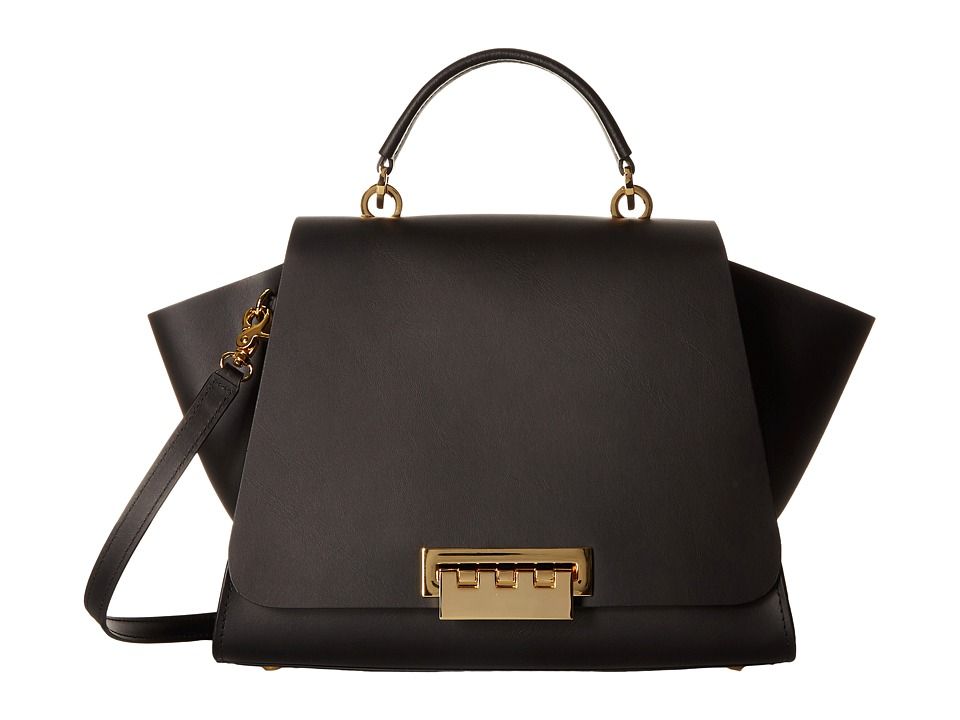 ZAC Zac Posen - Eartha Iconic Soft Top-Handle (Black) Top-handle Handbags | Zappos