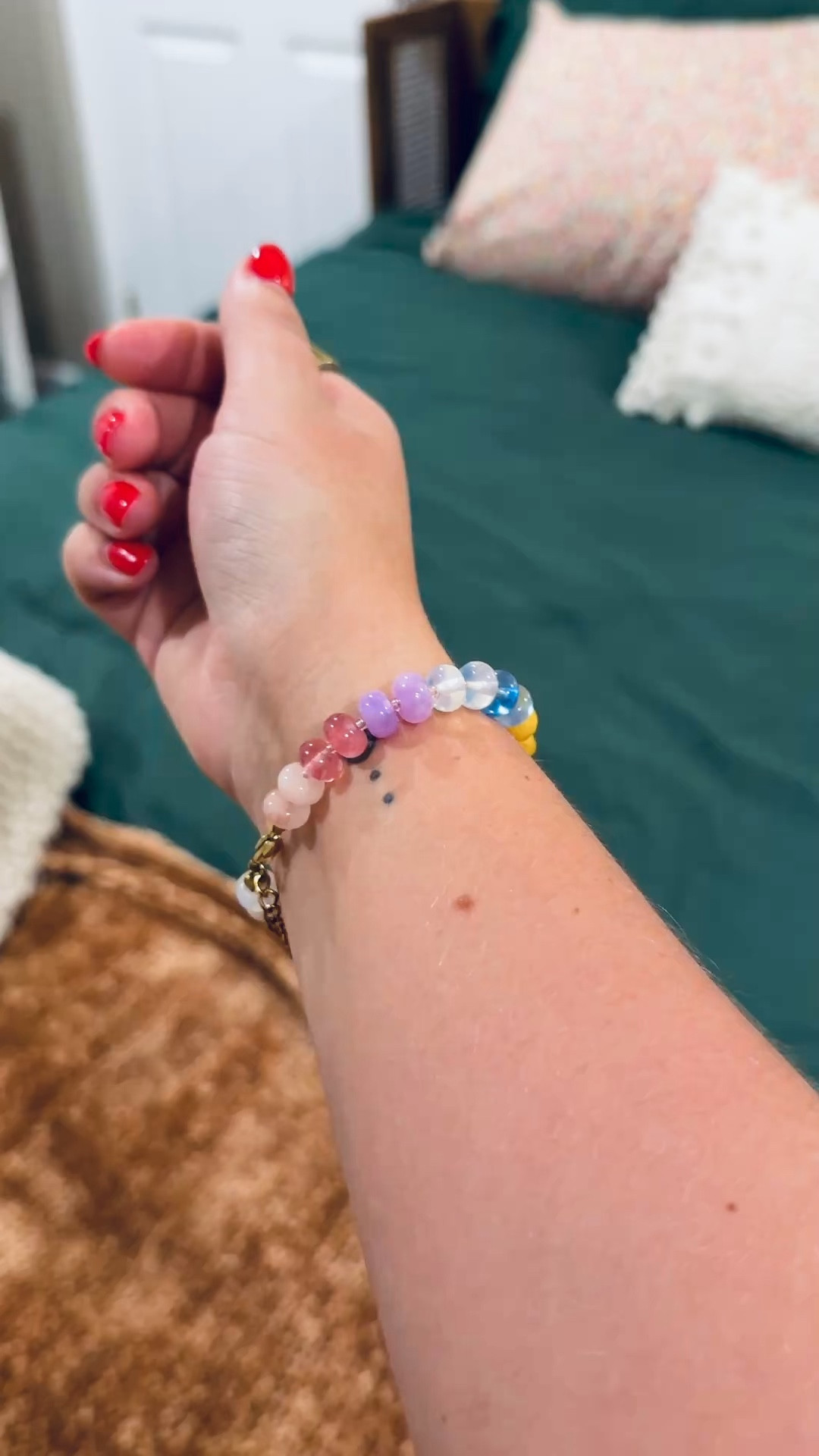 Super cute colorful beaded bracelet!