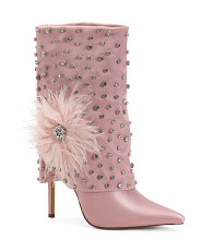 Blaise Rhinestone Stilleto Booties | Women's Shoes | Marshalls | Marshalls