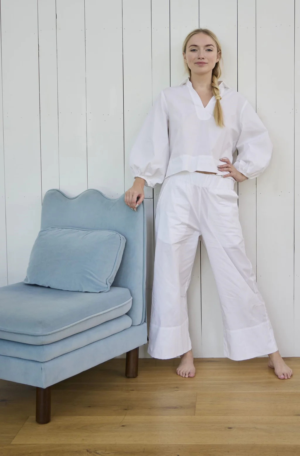 Take Pause Pant Set - Snow | Quiet Culture