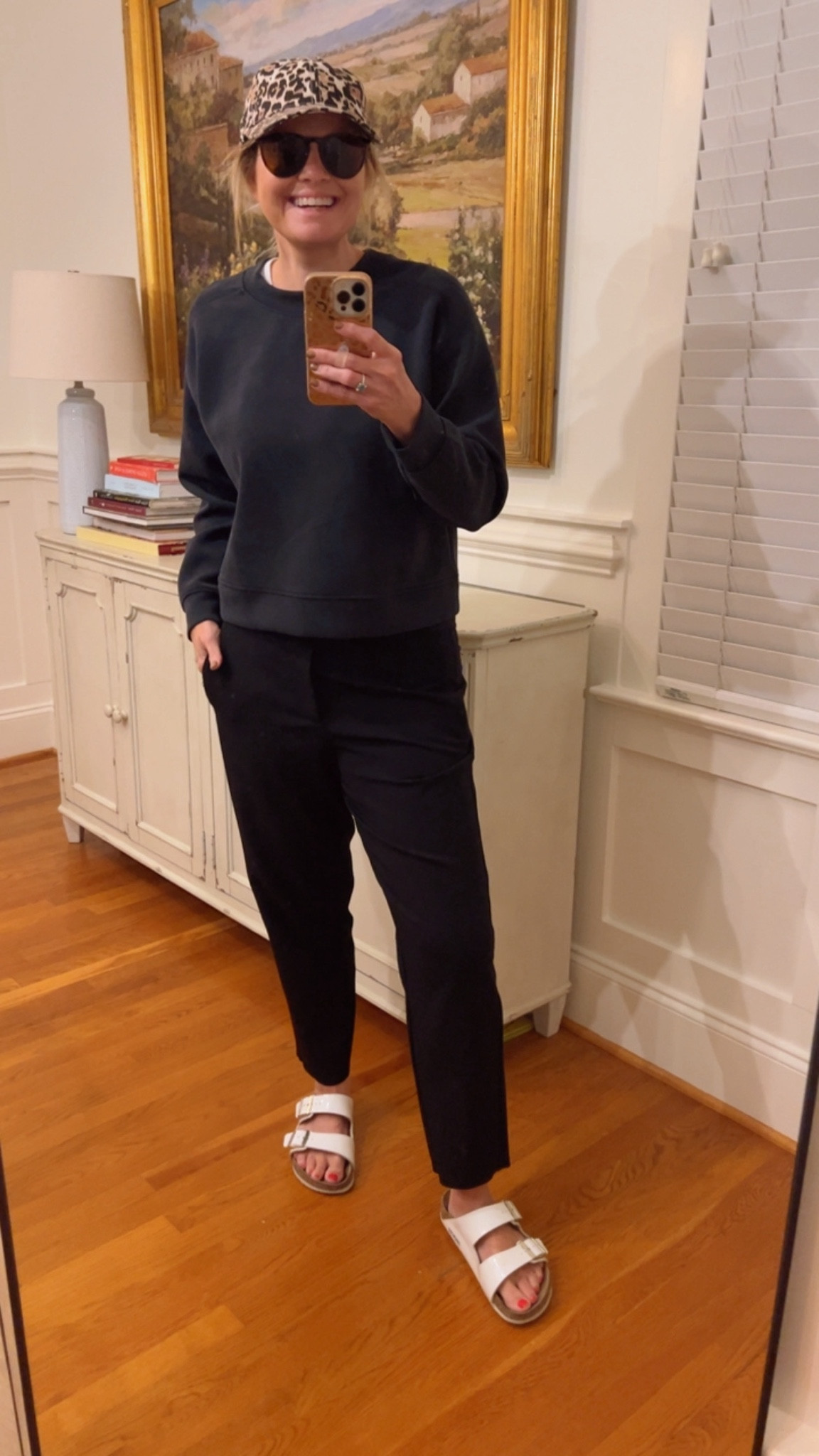I love this super soft cropped sweatshirt so much! And these are such a favorite travel pant, work pant, just so versatile 

#LTKStyleTip #LTKFindsUnder100 #LTKSeasonal