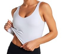 Dragon Fit Sports Bra for Women Longline Padded Bra Yoga Crop Tank Tops Fitness Workout Runni... | Amazon (US)