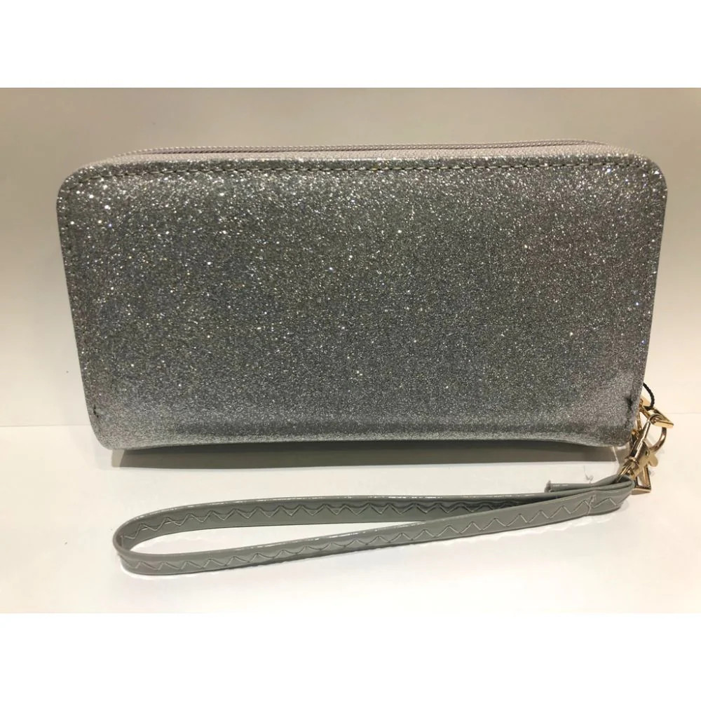 Double Zip Around Slg With Wristlet Patent | Charming Charlie