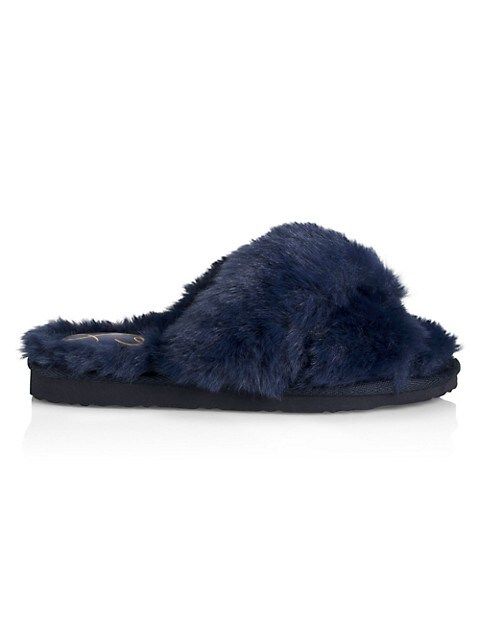 Jeane Faux Fur Slides | Saks Fifth Avenue