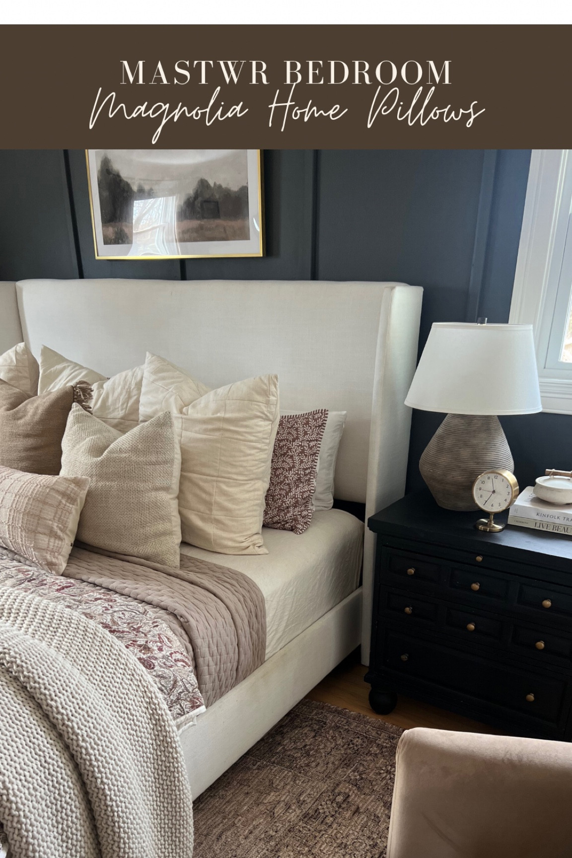 Neutral bedroom
Moody bedroom decor 

#LTKhome #LTKsalealert #LTKSeasonal