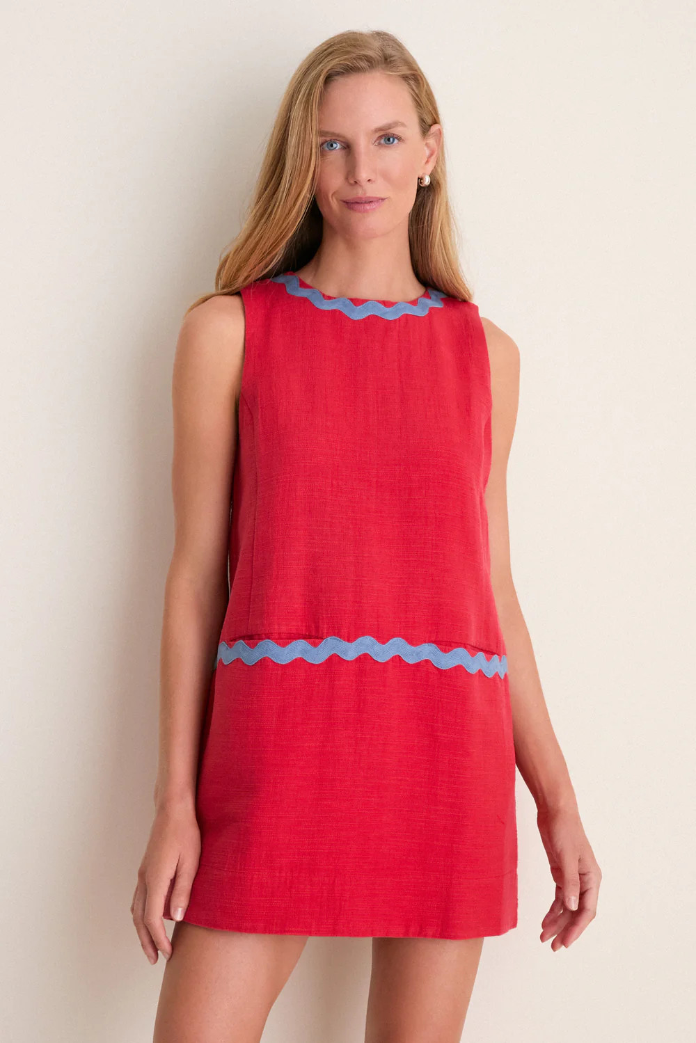 Cherry Ric Rac Corby Shift Dress | Tuckernuck (US)