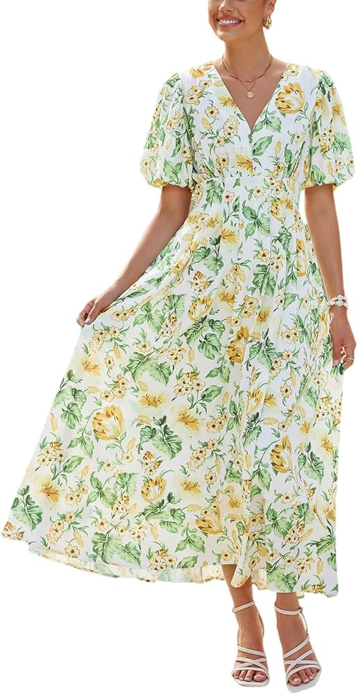 Women's Summer Floral Maxi Dress Spring Wedding Guest Dress 2026 | Amazon (US)