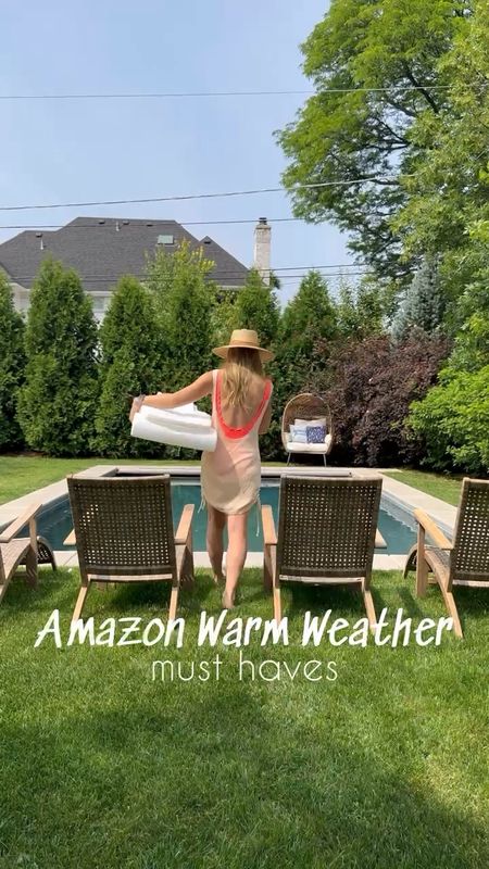 Amazon summer must haves!! Perfect for outdoor entertaining and pool weather!! #amazonfinds #outdoorfaves #patioseason
(7/5)

#LTKStyleTip #LTKVideo #LTKHome
