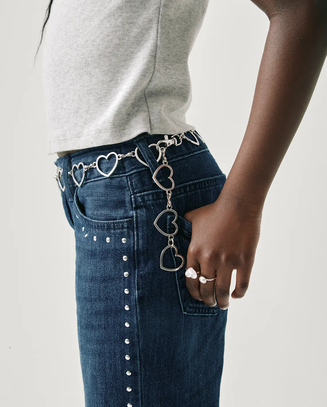 Girls Heart Chain Belt - metallic | The Children's Place