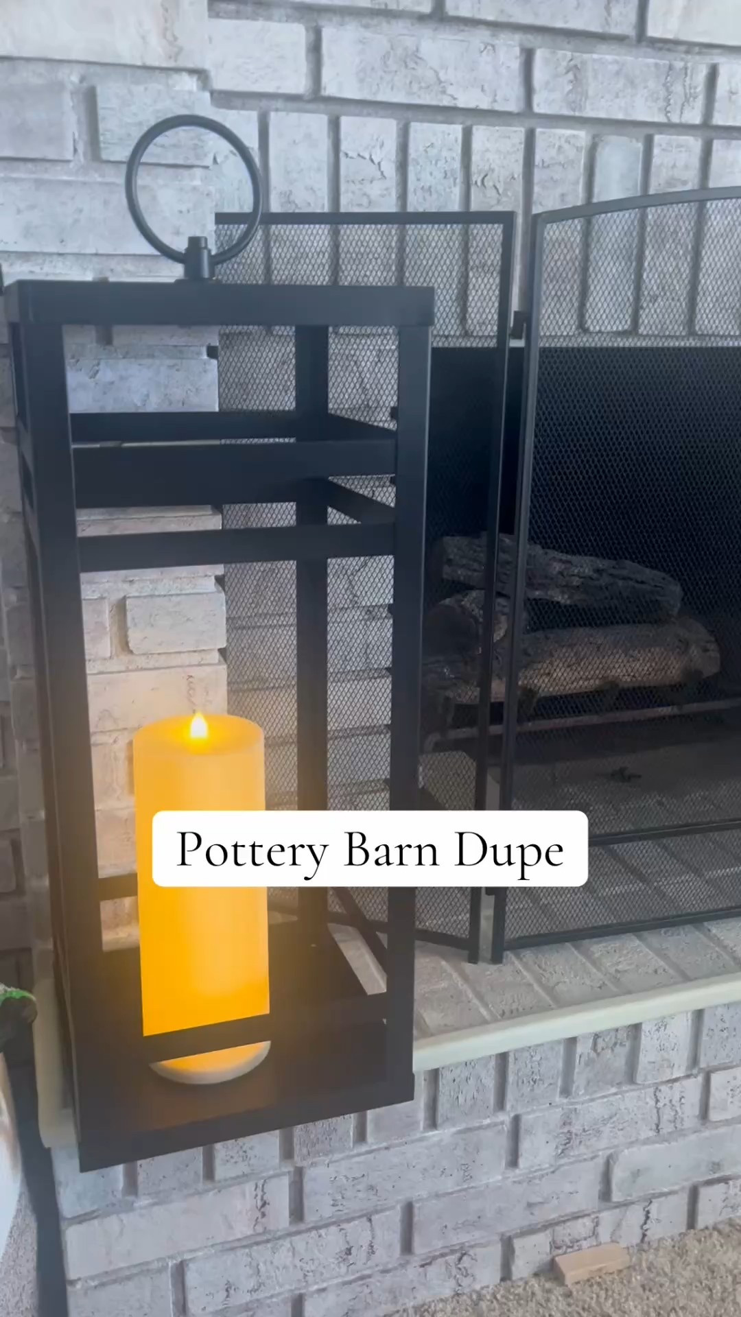 Pottery barn lantern dupe! 

#LTKHome