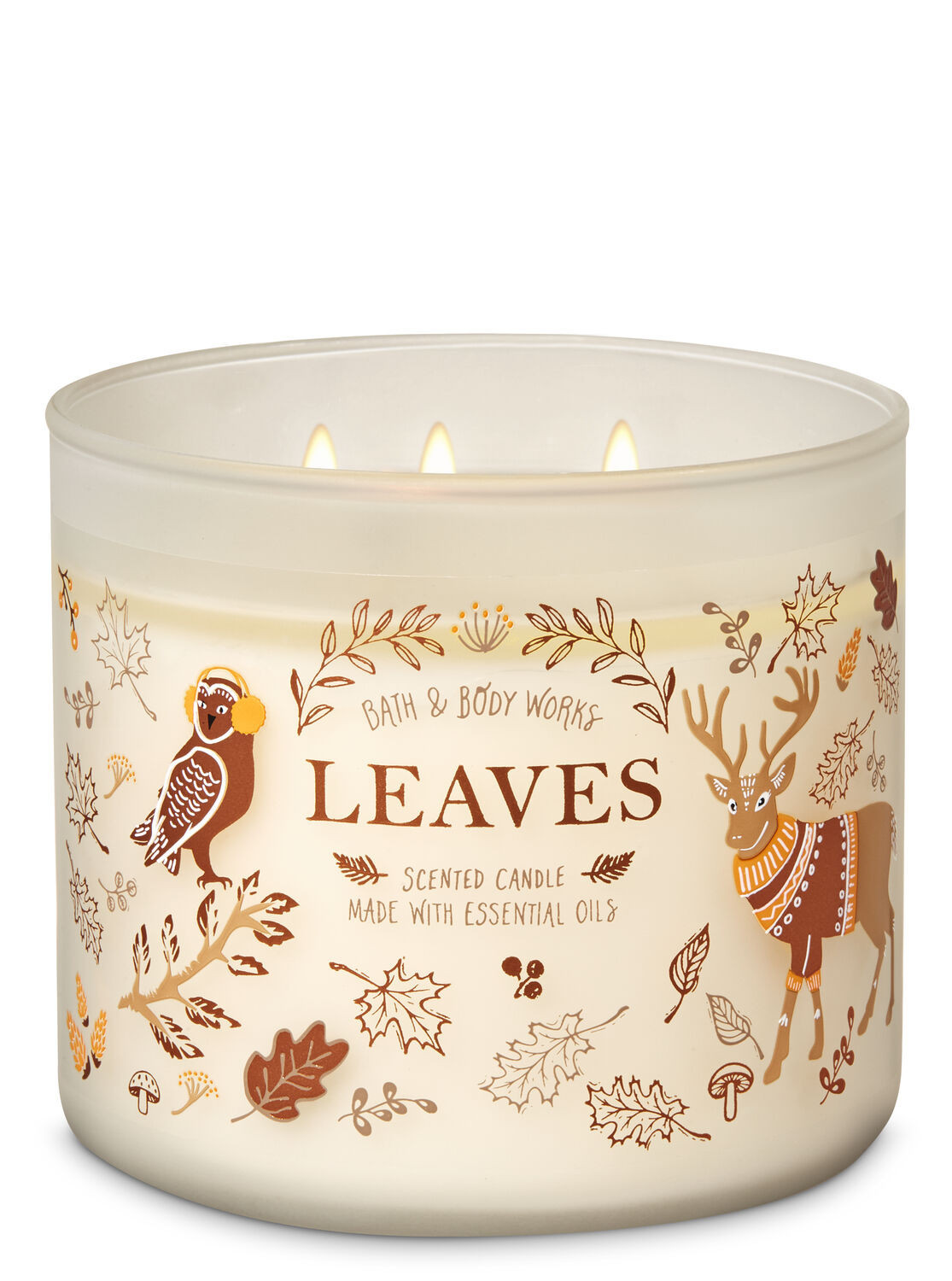 Leaves 3-Wick Candle | Bath & Body Works