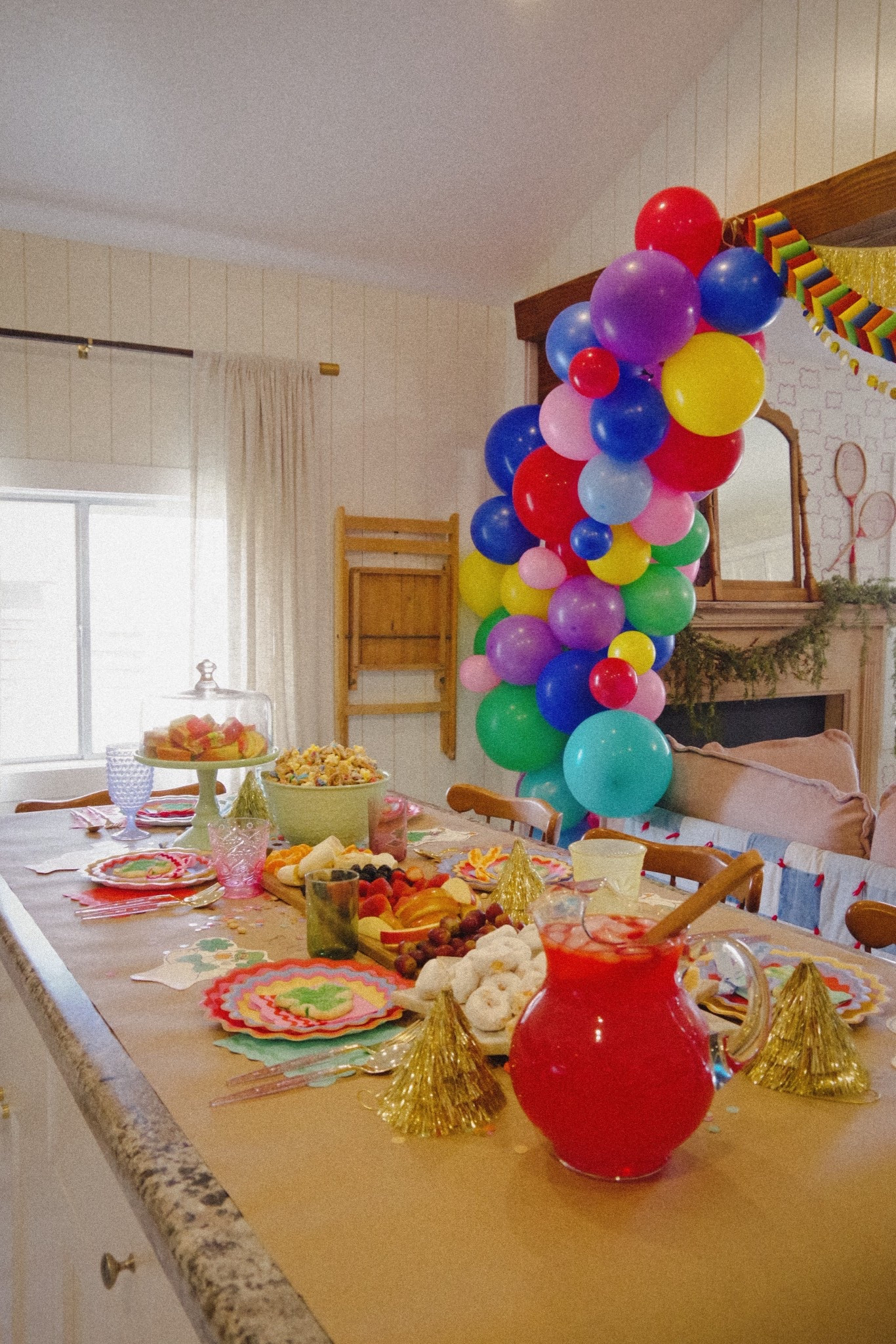 this party packed a punch thanks to @packedparty  ✨ instead of green for St. Patrick’s day we went over the rainbow Lucky Charms theme and it couldn’t have to turned out cuter even if I tried!🥹 all of the decor and table setting is from Packed Party, the ric rac items were the perfect choice for this party and I saved lots of it to use on other parties!

#LTKHome #LTKSeasonal #LTKmomlife