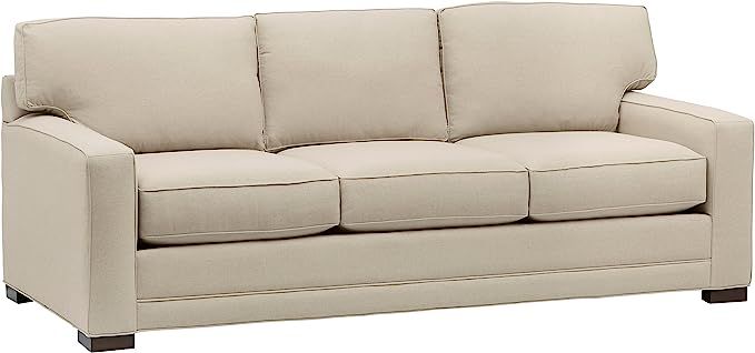 Amazon Brand – Stone & Beam Dalton Sectional Sofa Couch, 91.5"W, Sand | Amazon (US)