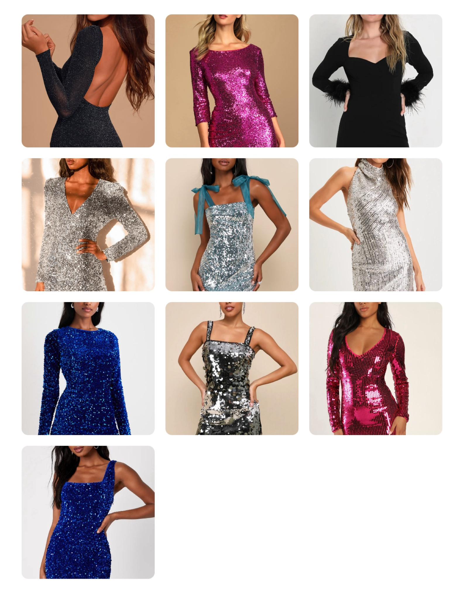 Formal winter toned dresses 

#LTKparties #LTKstyletip #LTKfindsunder100