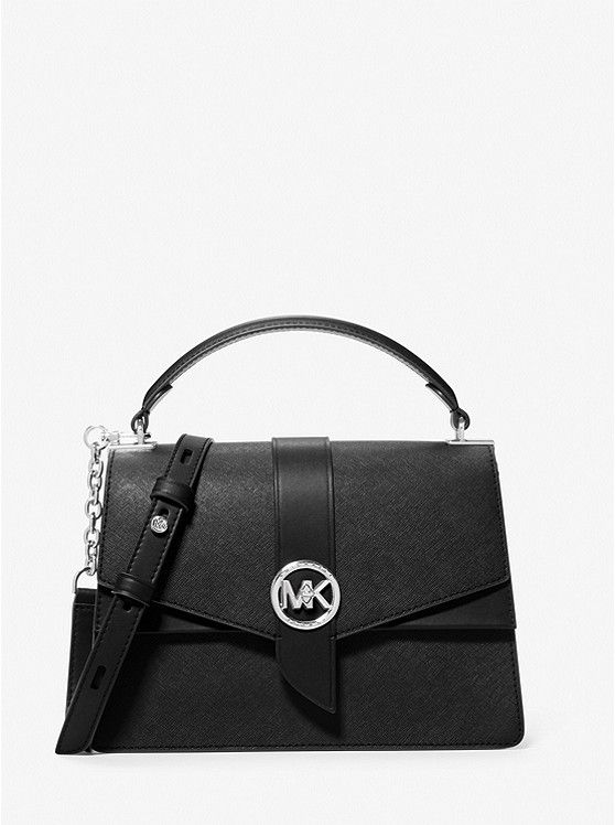 Greenwich Medium Saffiano Leather Satchel | Michael Kors US