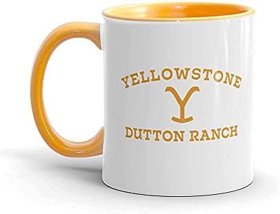 Yellowstone Dutton Ranch Yellow Two-Tone Mug | Amazon (US)