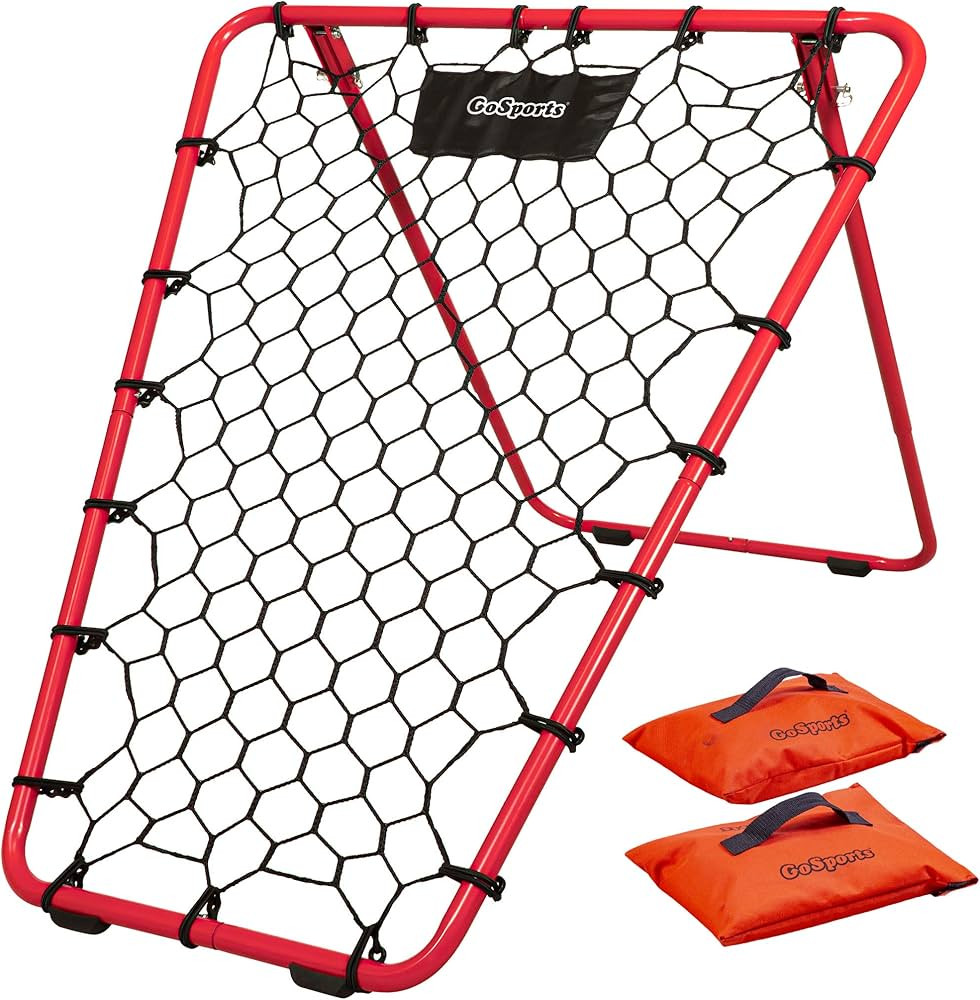 GoSports Basketball Rebounder with Adjustable Frame, Rubber Grip Feet and Sandbags - Portable Pas... | Amazon (US)