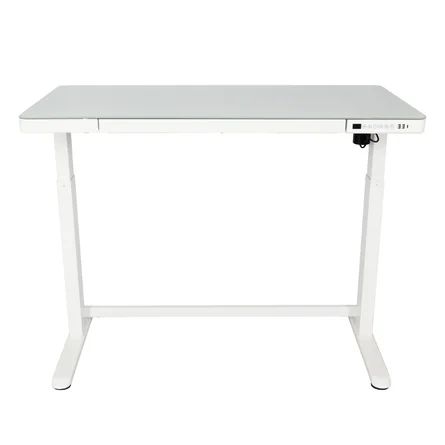 Latitude Run® Censu Glass Standing Desk | Wayfair North America