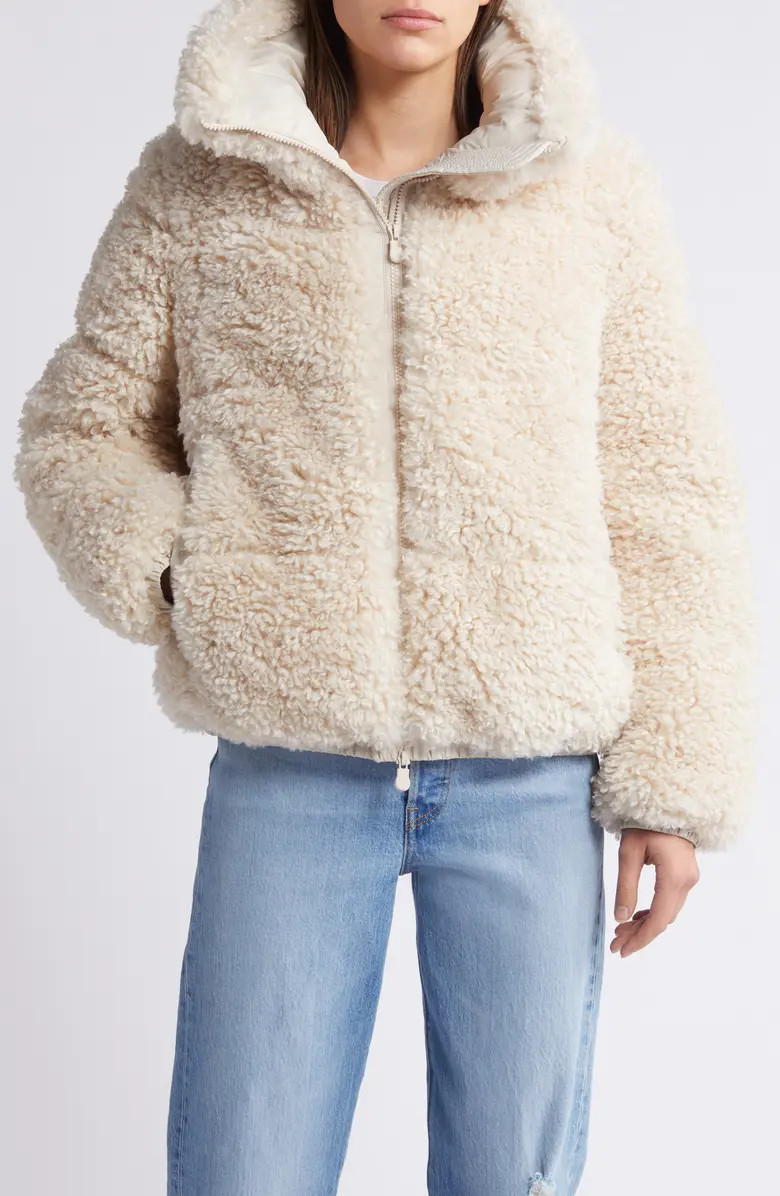 Save The Duck Kennie Insulated Faux Shearling Jacket | Nordstrom | Nordstrom