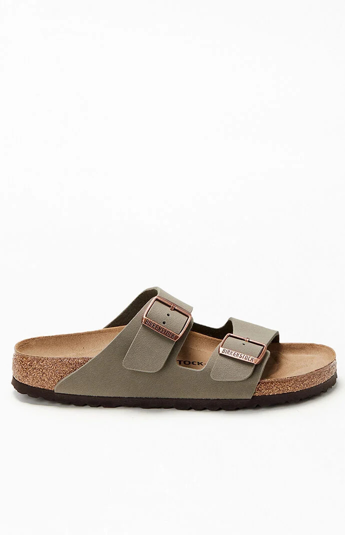 Birkenstock Women's Arizona Slide Sandal Stone in Taupe - Size 7 | PacSun
