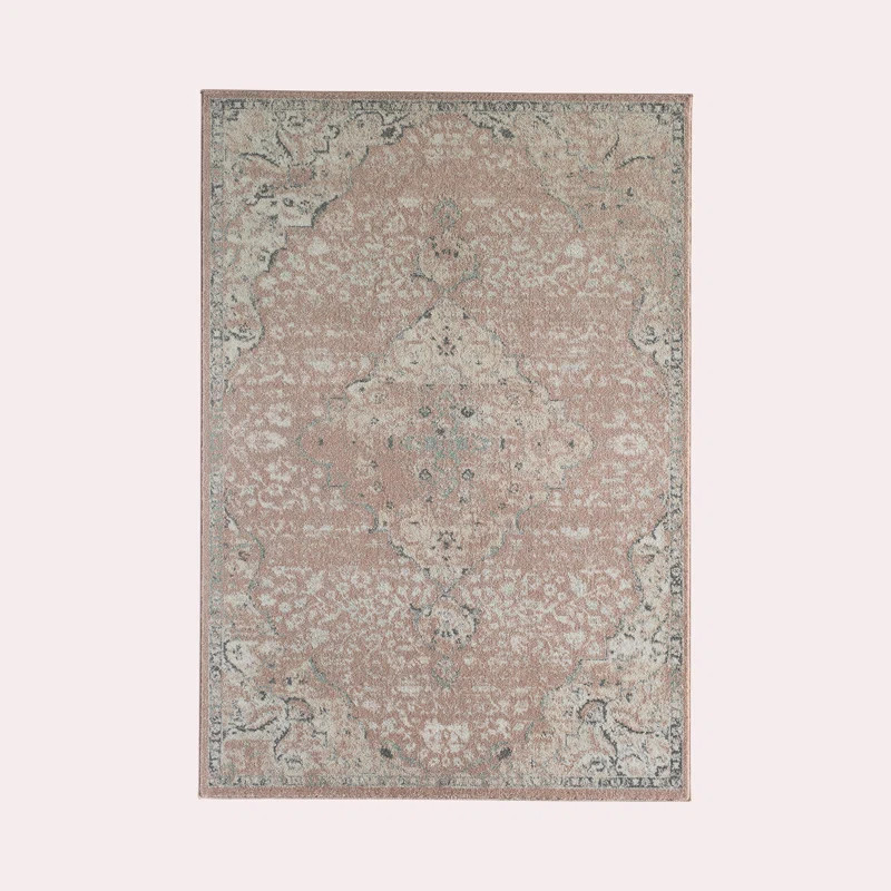 Sasha Pink/Ivory Area Rug | Wayfair North America