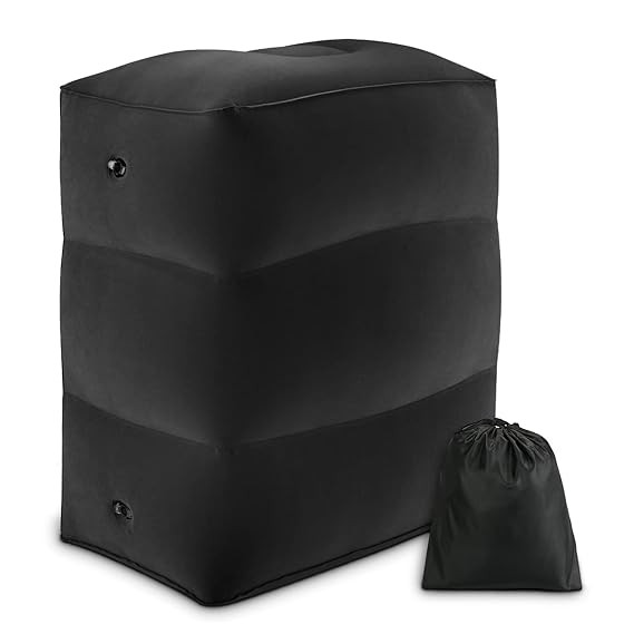 Maliton Inflatable Travel Foot Rest Pillow, Toddler Airplane Bed, Car Seat Foot Rest for Kids, Ad... | Amazon (US)