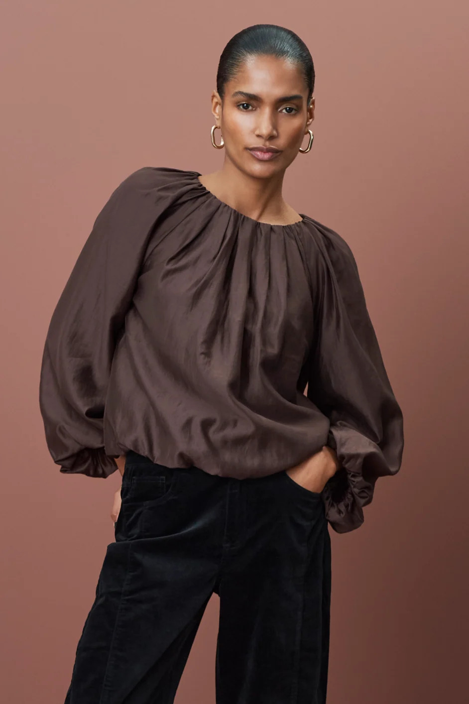 Connie Top - Cocoa | WYSE London