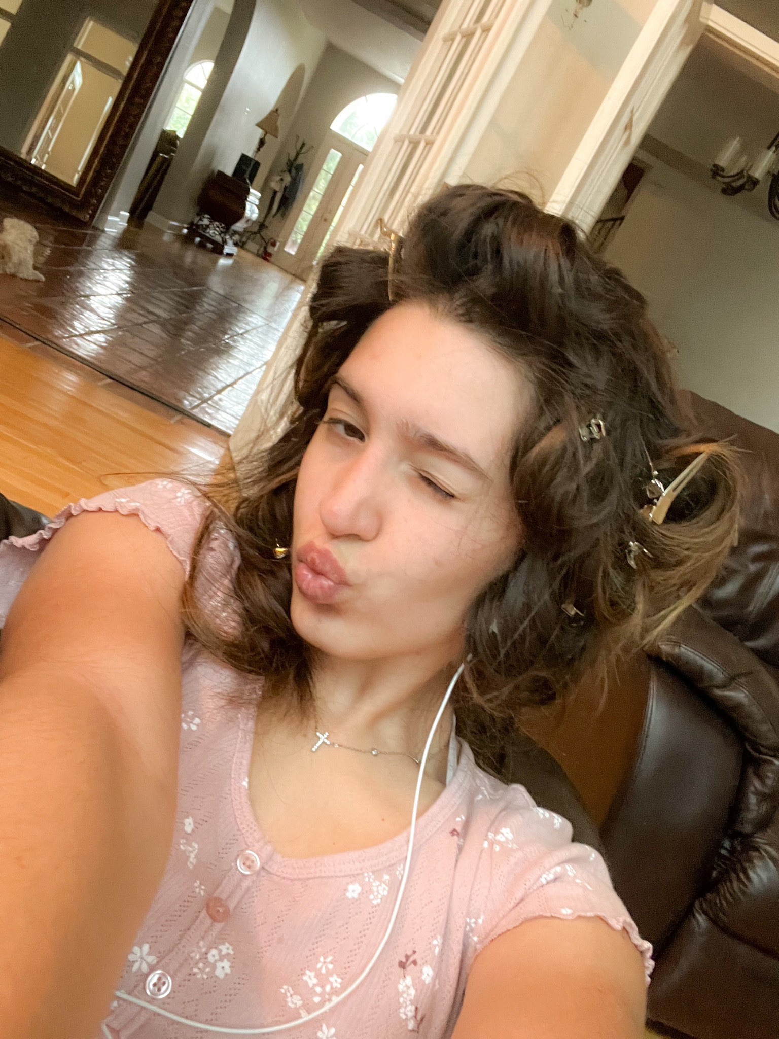 New purchases from Amazon: Apple wire earbuds (was getting headaches from using my AirPod pro headphones all day)  and hair clips for holding curls up. Testing out these curl clips / pin curls with my dyson airwrap, hoping for that Instagram blowout hairstyle. 

#LTKFindsUnder50 #LTKBeauty #LTKFindsUnder100