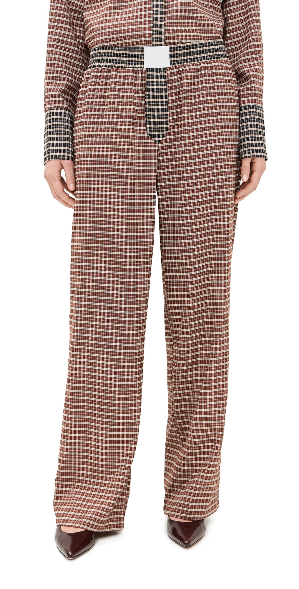 Lioness Cobain Pants Maroon S | Shopbop
