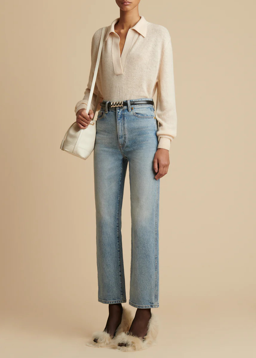 The Abigail Stretch Jean in Bryce | Khaite