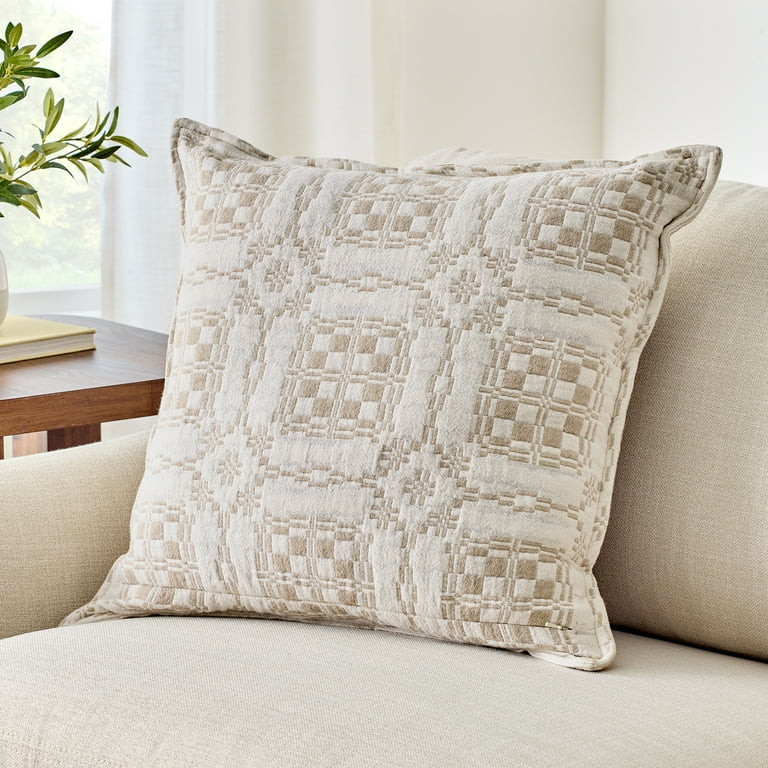 Better Homes & Gardens 20"x20" Reversible Welsh Check Gauze Throw Pillow(1 Count) | Walmart (US)
