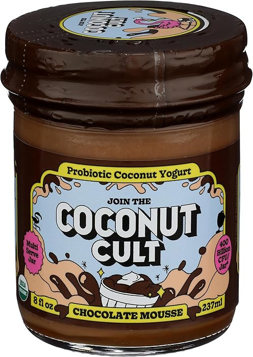 THE COCONUT CULT Organic Chocolate Mousse Coconut Yogurt, 8 FZ | Amazon (US)