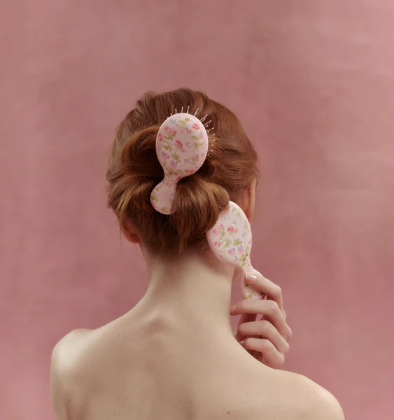 The Hill House x Wet Brush Mini Brush - Pink Floral | Hill House Home US