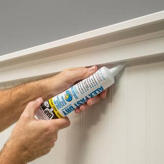 DAP Alex Fast Dry 5.5 oz. White Acrylic Latex Plus Silicone Caulk 18436 - The Home Depot | The Home Depot
