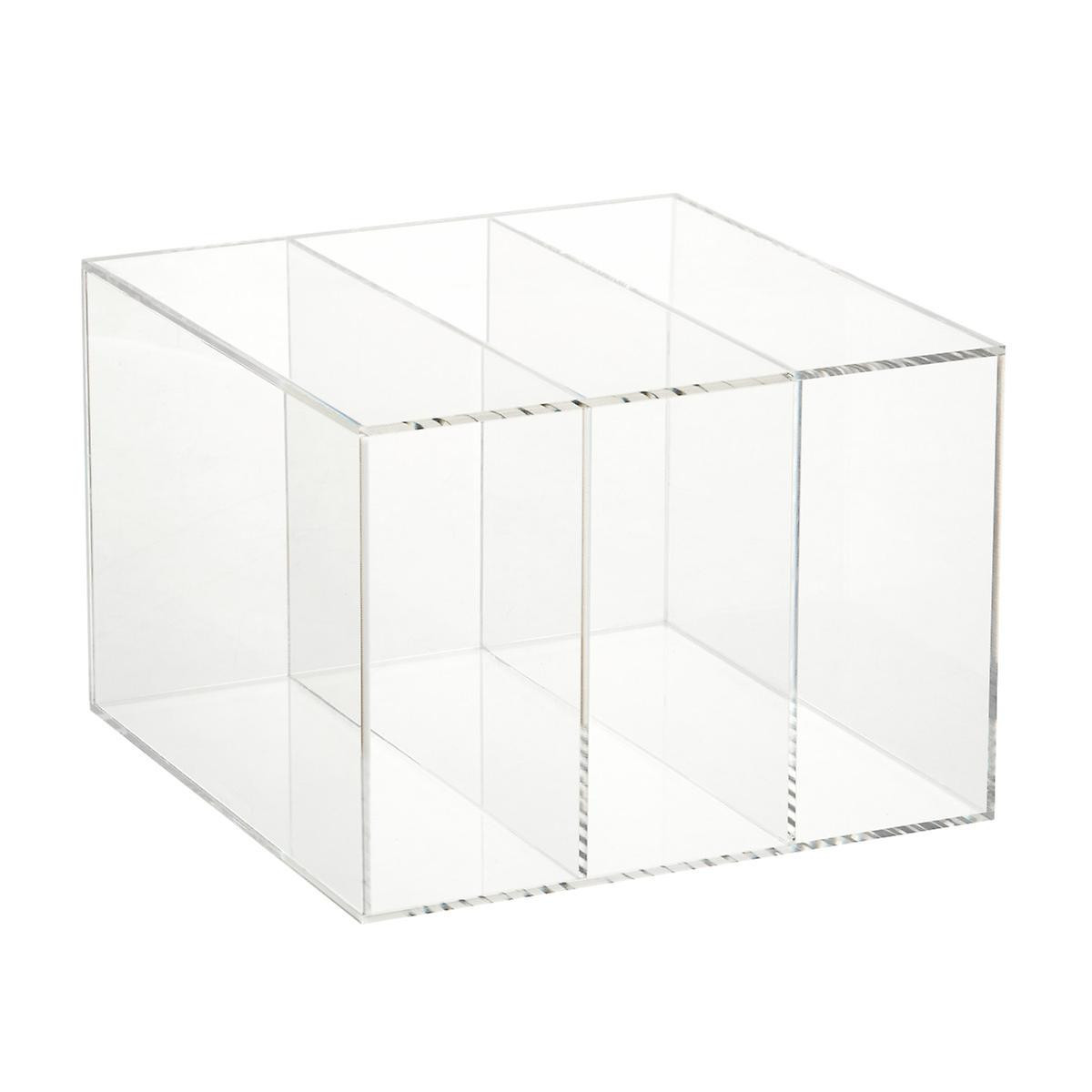 Acrylic 3-Compartment Clutch & Small Purse Organizer | The Container Store