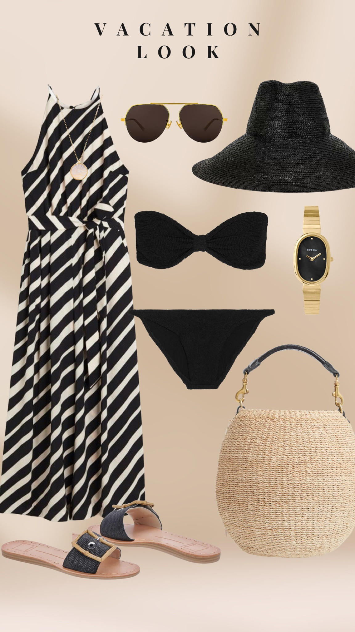 Styled vacation look 

#LTKtravel #LTKswim #LTKstyletip