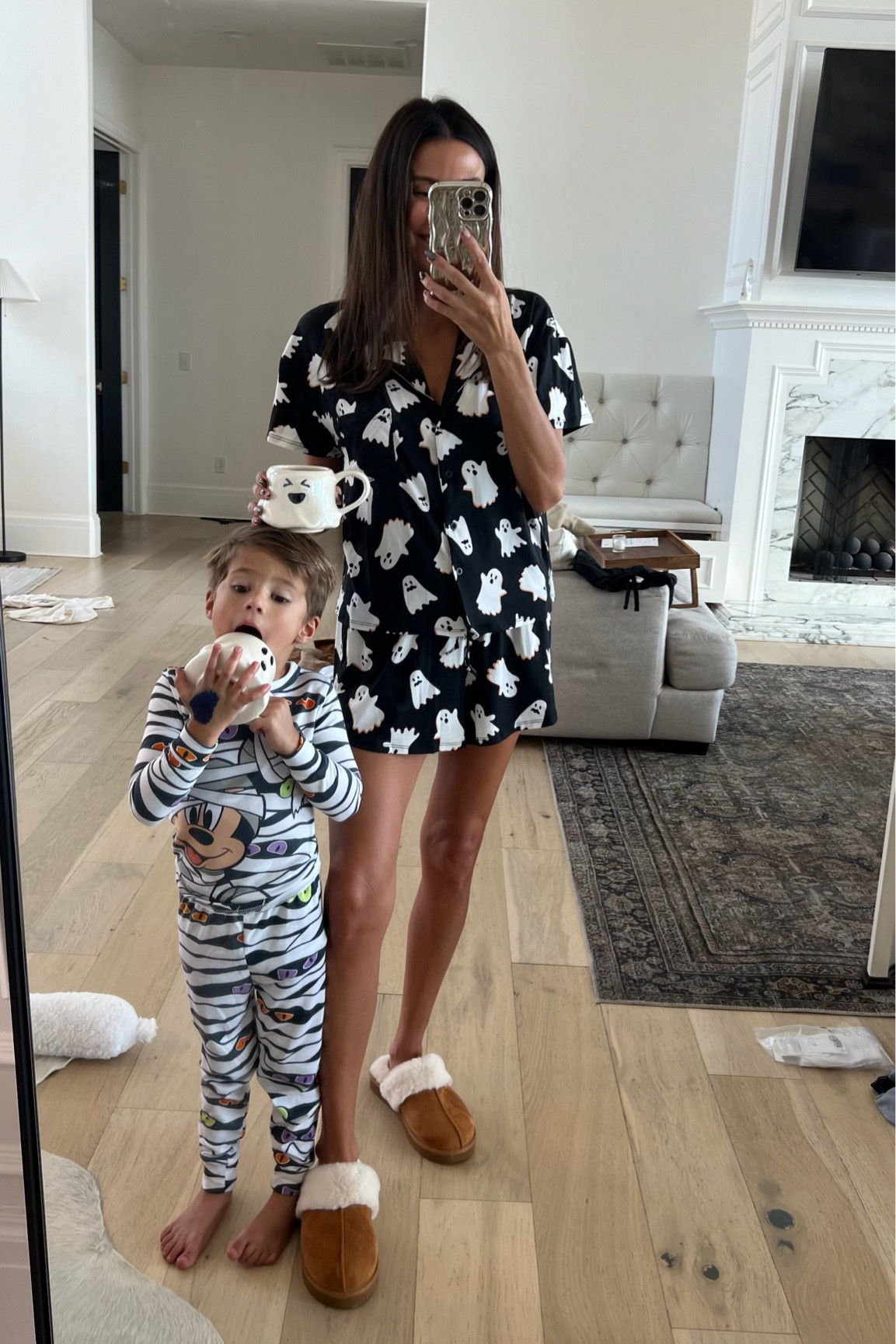 Mom + mini Halloween pajamas under $20 👻🎃

Kids Halloween pajamas, kids halloweeen pjs, women’s Halloween pajamas, holiday pajamas, Halloween pjs, kids pajamas, toddler Halloween pajamas, ghost mugs, cozy slippers, Christine Andrew
@WalmartFashion #WalmartPartner #WalmartFashion

#LTKKids #LTKHalloween #LTKFamily