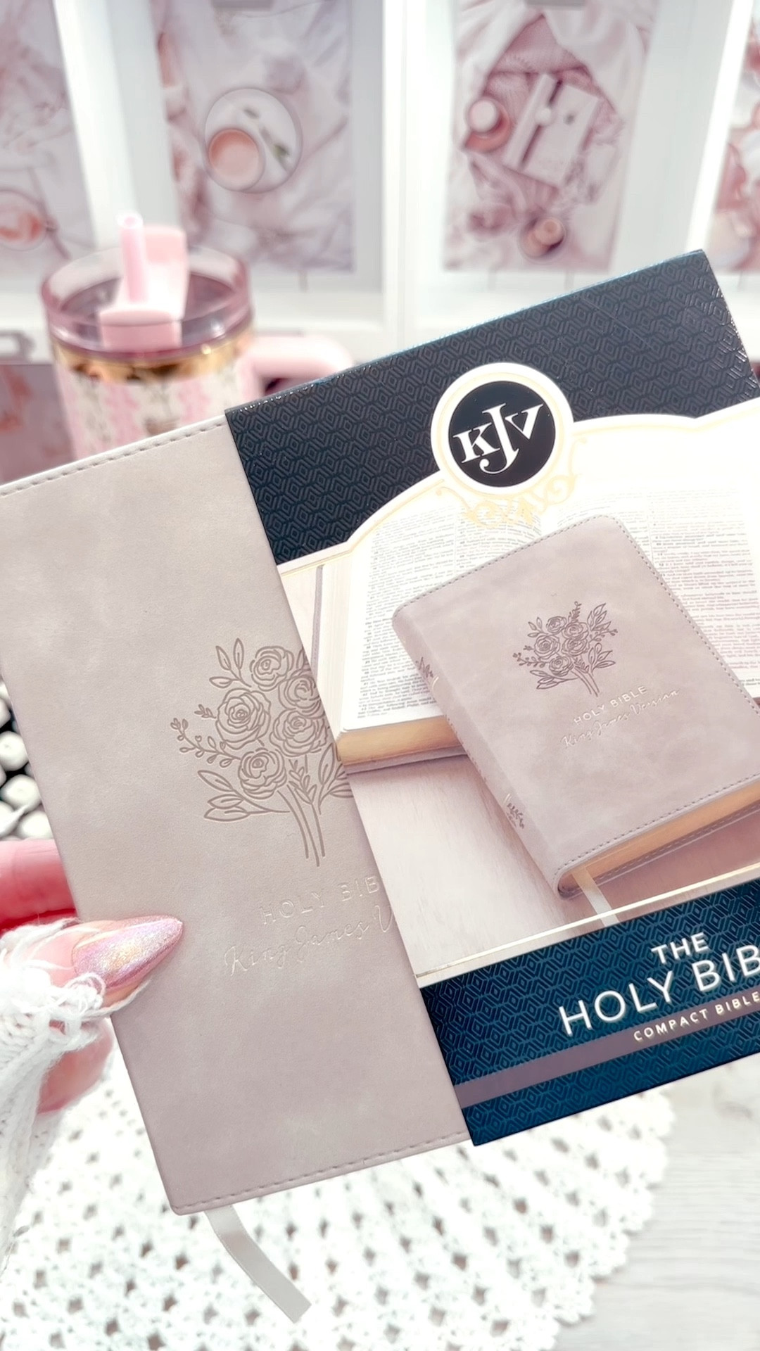 Compact Bible! So cute and little. Soft cover large print.🫶

#LTKmomlife #LTKvlog #LTKdayinmylife