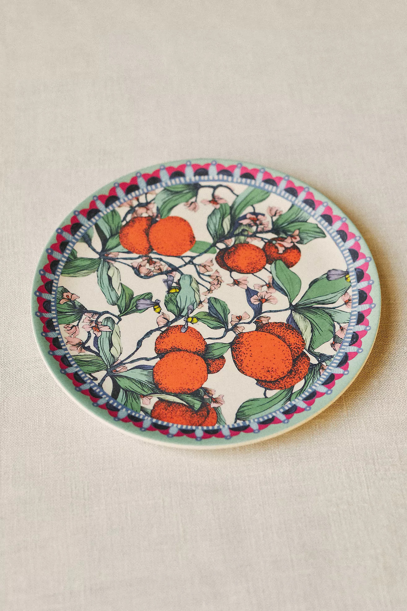 Alexandra Farmer The Flock Melamine Side Plate | Anthropologie (US)