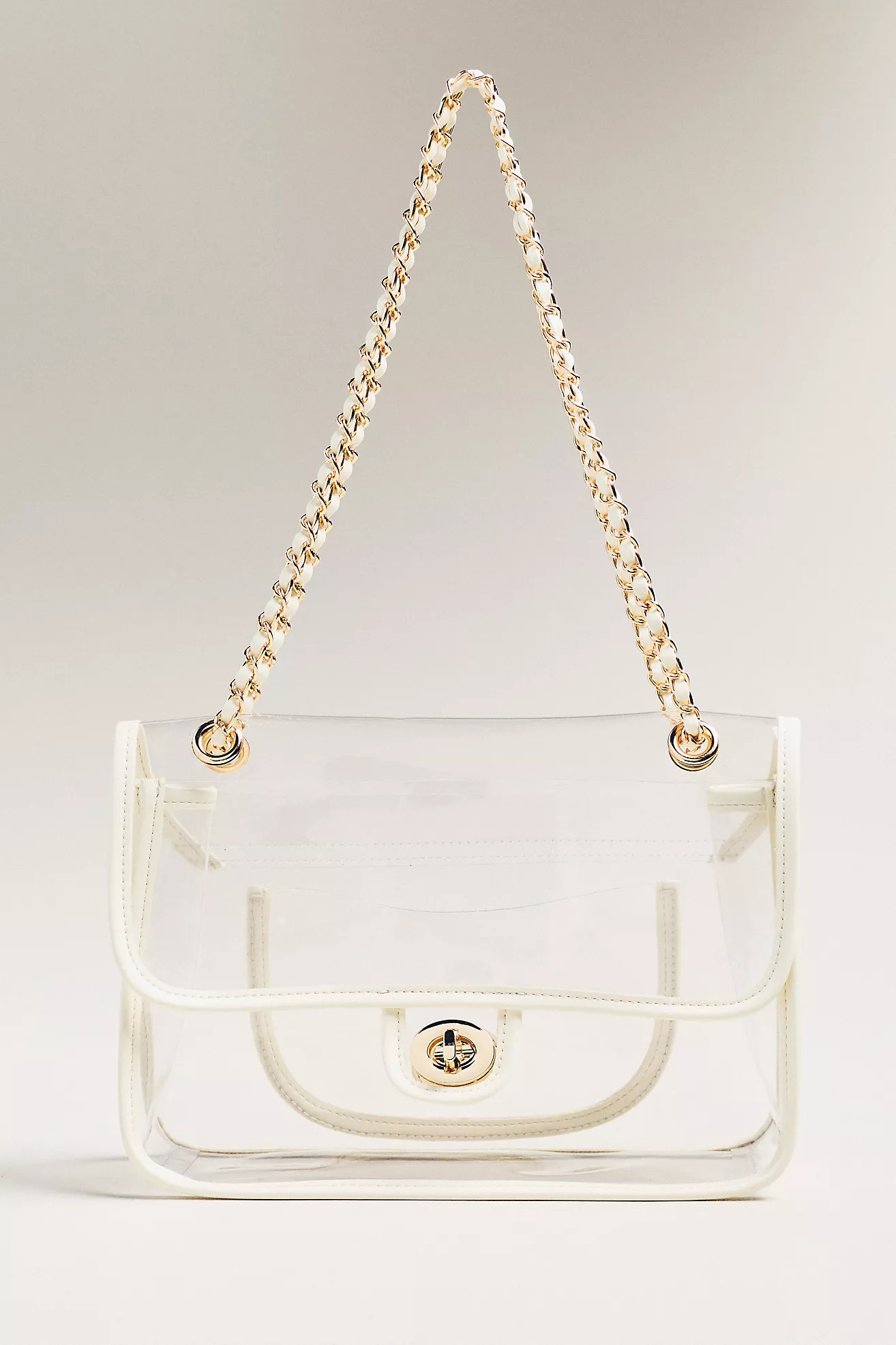 Clear Game Day Double-Strap Crossbody Bag | Anthropologie (US)